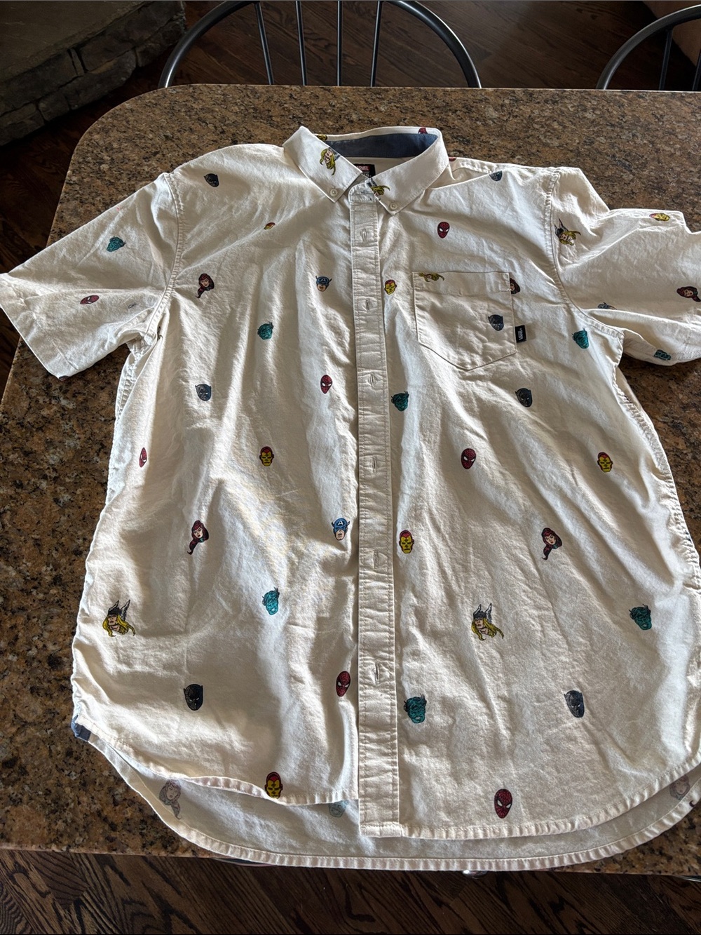 Vans/Marvel Mens Button Down Shirt